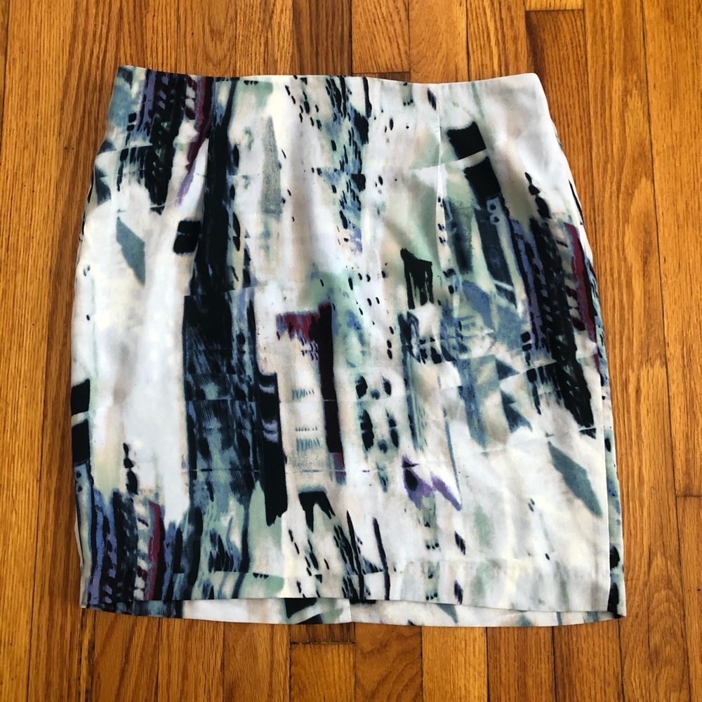 Willi Smith colorful pencil skirt